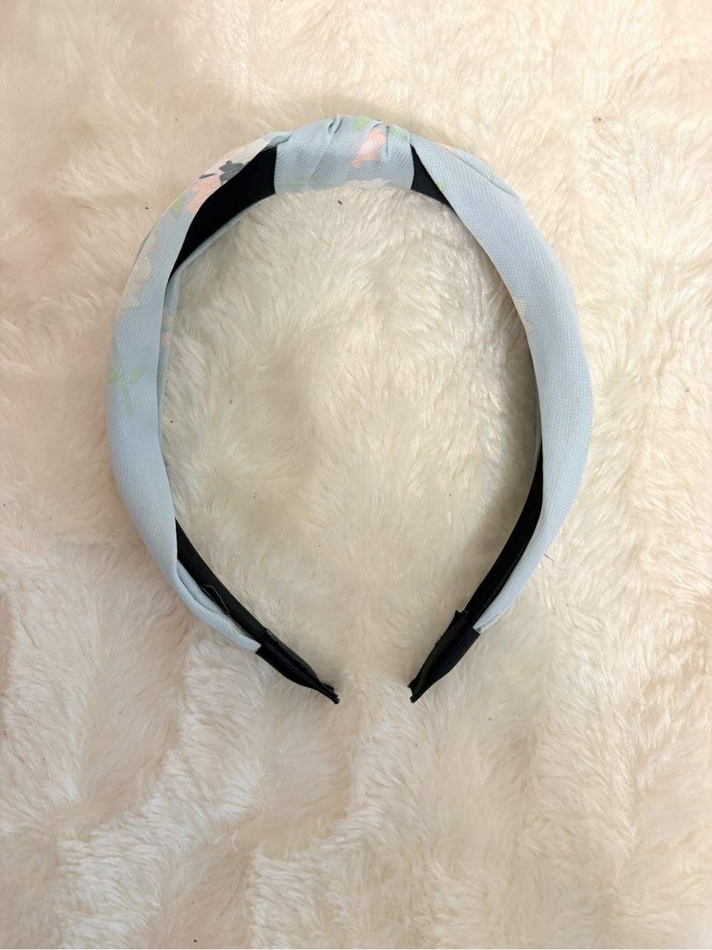 Light Blue Knotted Headband